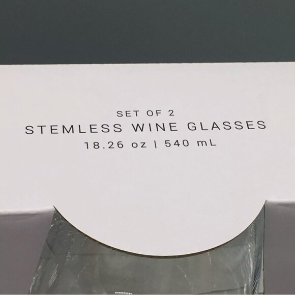 x2 Rachel Zoe Rhinestone Hummingbird Stemless Wine Glass Set Bling Summer 19oz - Picture 3 of 5